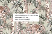 TUSCULUM– Classical Statue Prints, a Pattern Graphic by YARROO (Thumbnail 7 of 10)