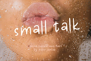 Small Talk. Casual Handwritten Font, a Handwritten Font by PaperJamLab (Thumbnail 1 of 10)