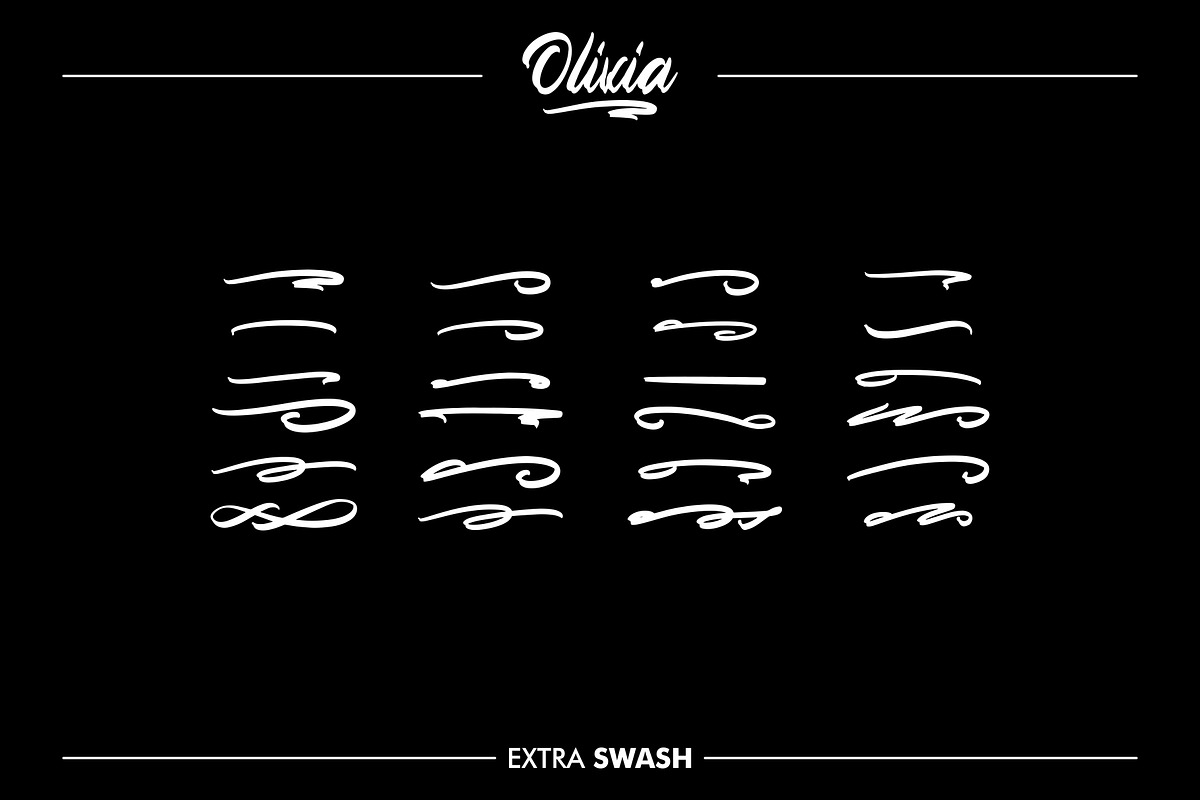 OLIVIA - Handlettering Fonts preview 3