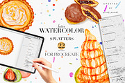 Festive Splatter Box for Procreate, a Brush Add-On by Liquid Amethyst Art (Thumbnail 1 of 10)