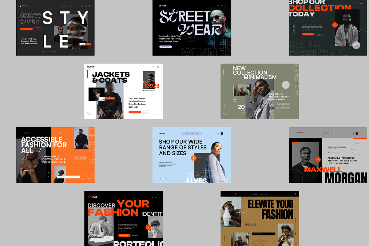 Fashion Header Multipurpose, an UI Kit Template by Dirtytemp Studio (Photo 5 of 5)