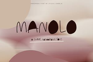 Manolo - A Cheerful Funny Font