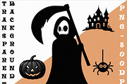 Halloween Silhouette PNG Set, an Object Illustration by DesignBTF (Thumbnail 5 of 5)