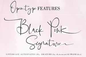 Black Pink Signature