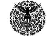 Patriotic Military Emblem Vintage, an Object Graphic by Gfx_Store (Thumbnail 10 of 16)