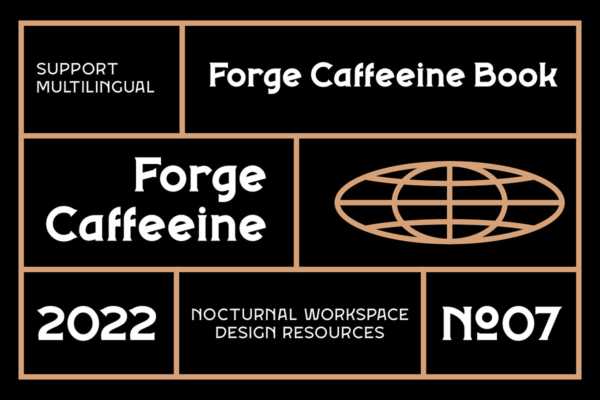 Forge Caffeine Book - Serif Font, a Serif Font by Nocturnal Workspace (Photo 7 of 7)