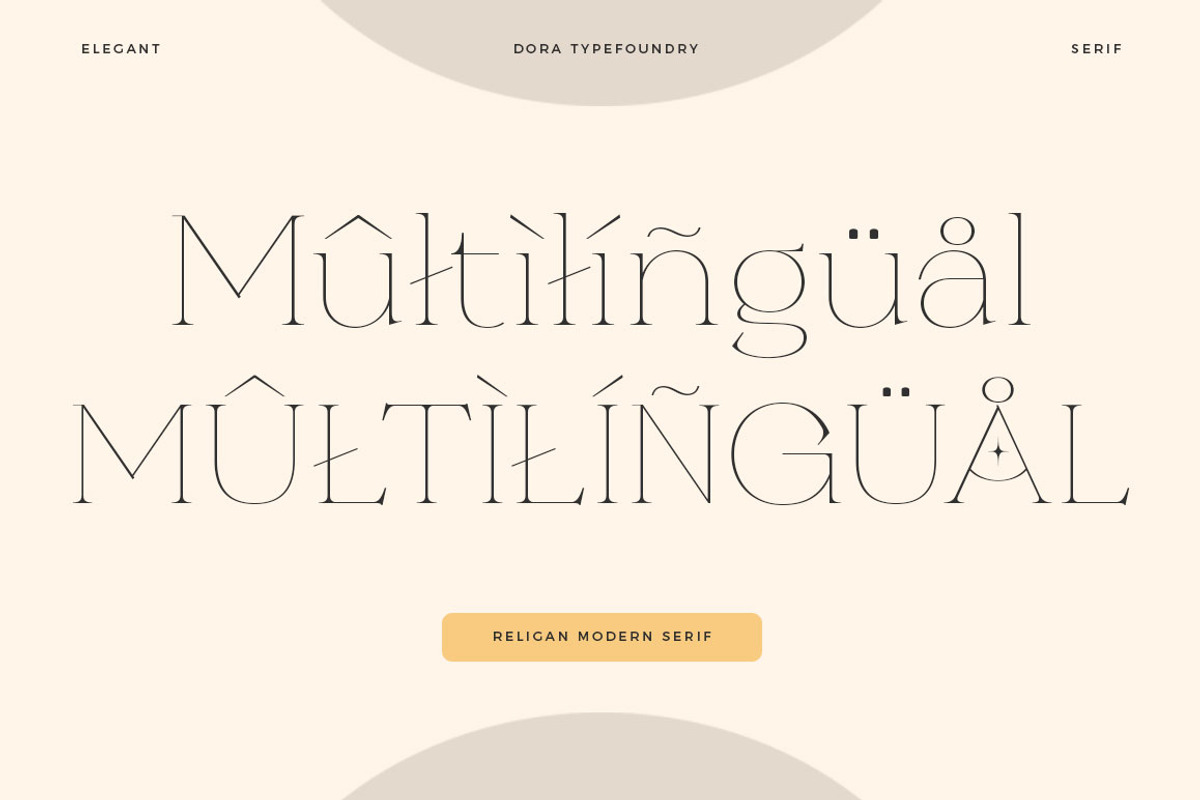 Religan - Modern Serif Font, a Serif Font by Dora Typefoundry (Photo 11 of 22)