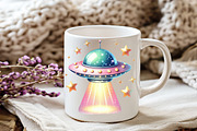 Watercolor Astronaut Space Clipart, an Illustration by Watercolor design (Thumbnail 2 of 5)