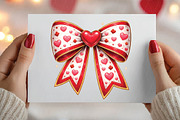 Coquette Bow Heart Png, Valentine De, an Illustration by DreamPrint404 (Thumbnail 4 of 6)