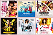 150 Night Club Flyer Bundle, a Flyer Template by AfzaalGraphics (Thumbnail 9 of 27)