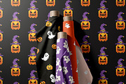 Retro Pixel Art Halloween Pattern, a Graphic by Asya Melkonyan Patterns (Thumbnail 8 of 9)