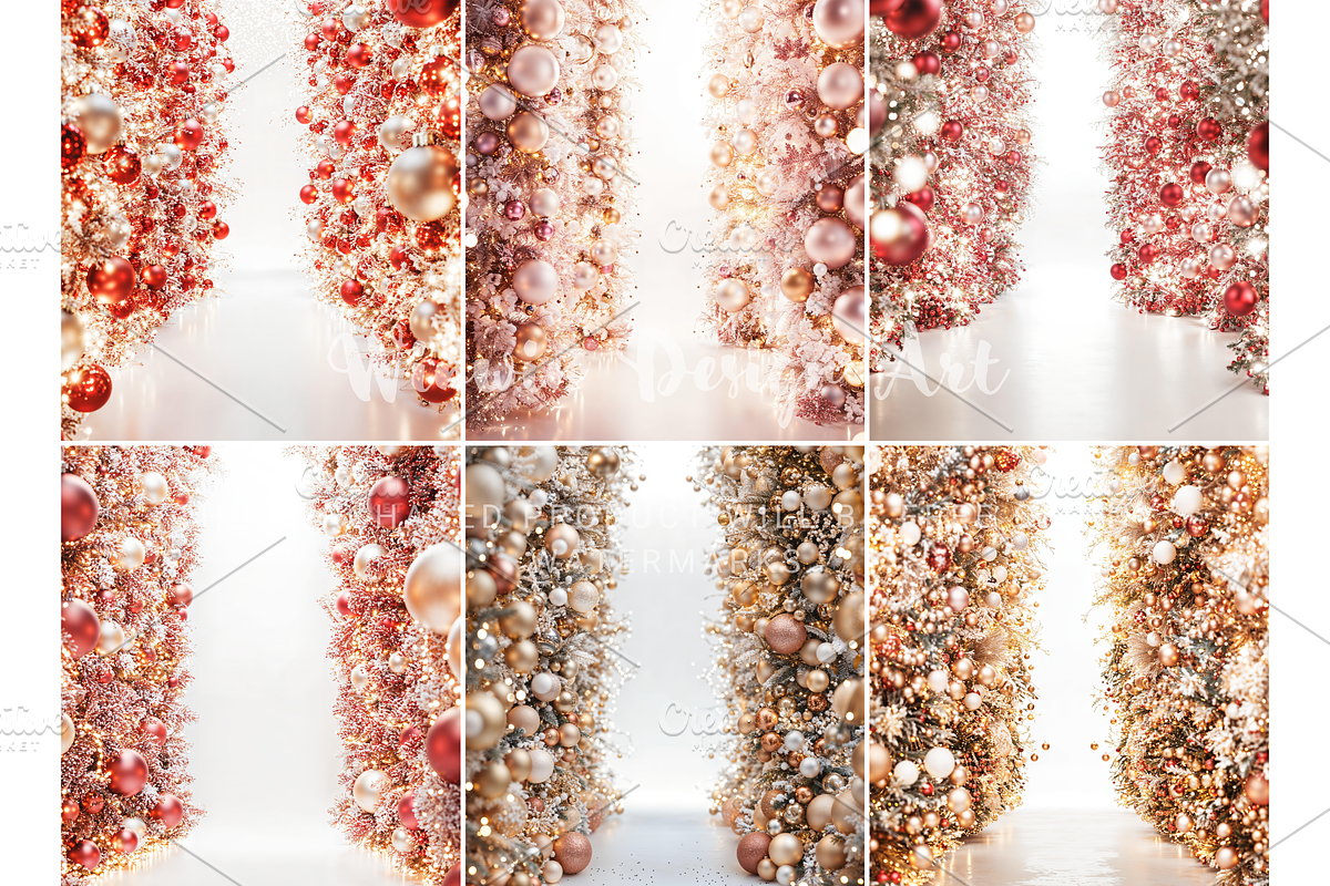 Christmas Ornaments Backlit Backdrop, a Background Photo by Winwin Design Art (Photo 9 of 9)