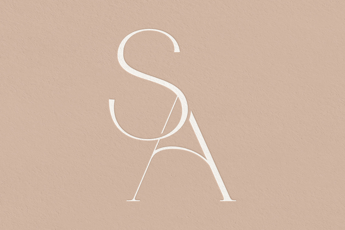 SA monogram, a Branding & Logo Template by LINKED LETTERS STUDIO (Photo 1 of 2)