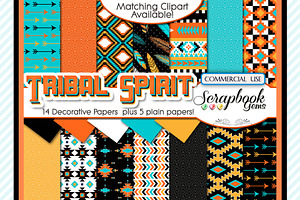 TRIBAL DIGITAL PAPERS, Set 3