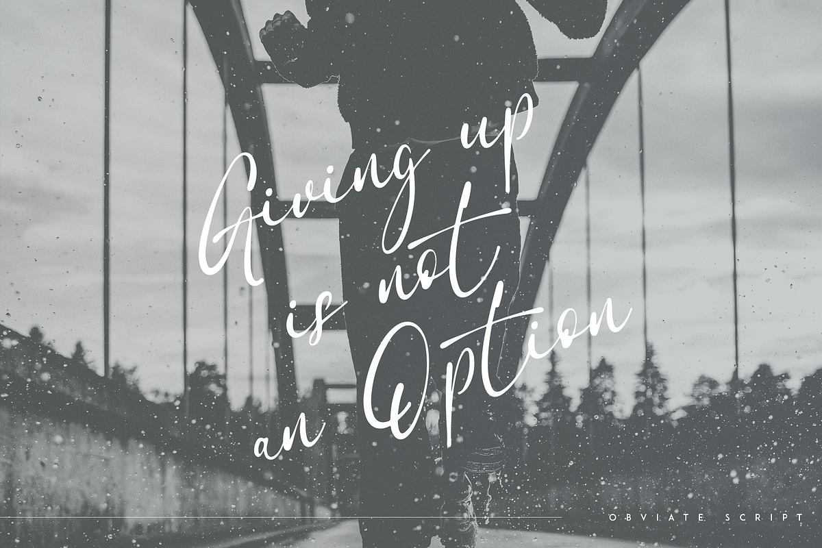 Obviate organic script, a Script Font by Only Fonts (Photo 3 of 10)