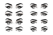 Vector Women's Eye., an Object Graphic by Gomolach (Thumbnail 1 of 18)