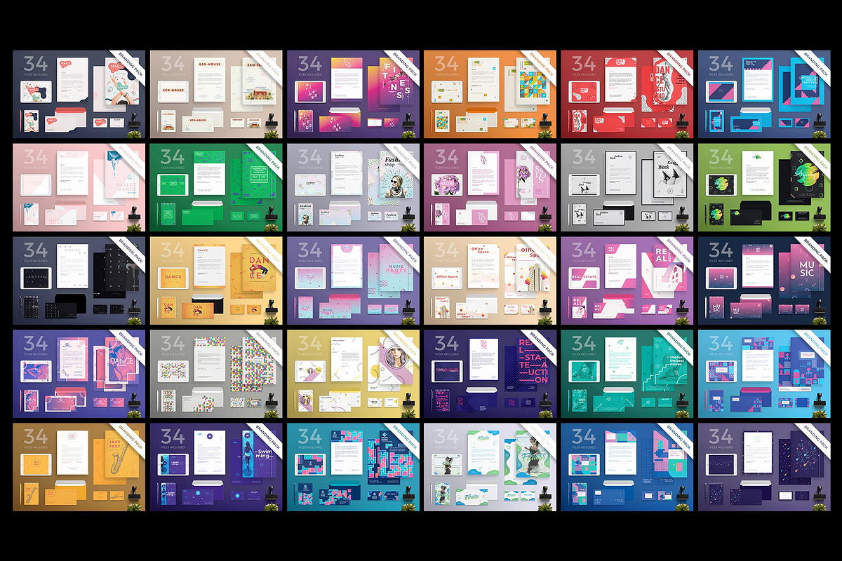 Corporate Branding Template Bundle, a Packaging Mockup by Amber Graphics (Photo 5 of 5)