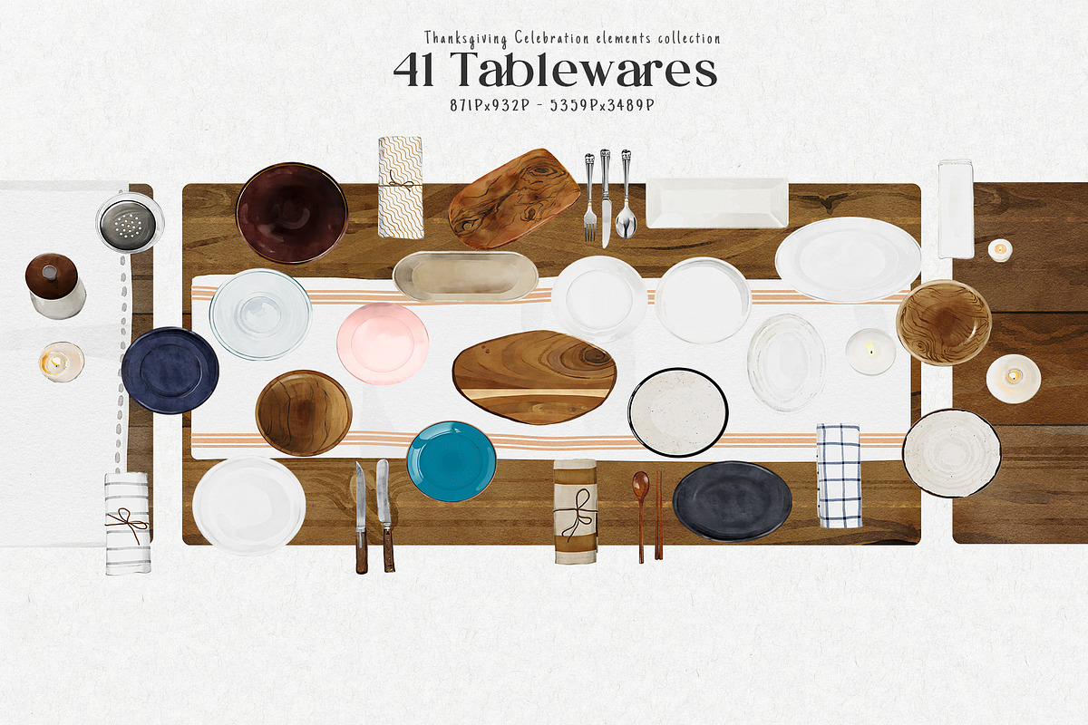 Watercolor Thanksgiving Collection, a Food Illustration by Damian Roh (Photo 8 of 17)