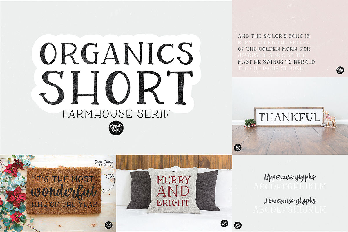 FARMHOUSE CHRISTMAS FONT BUNDLE, a Script Font by Blush Font Co. (Photo 21 of 26)