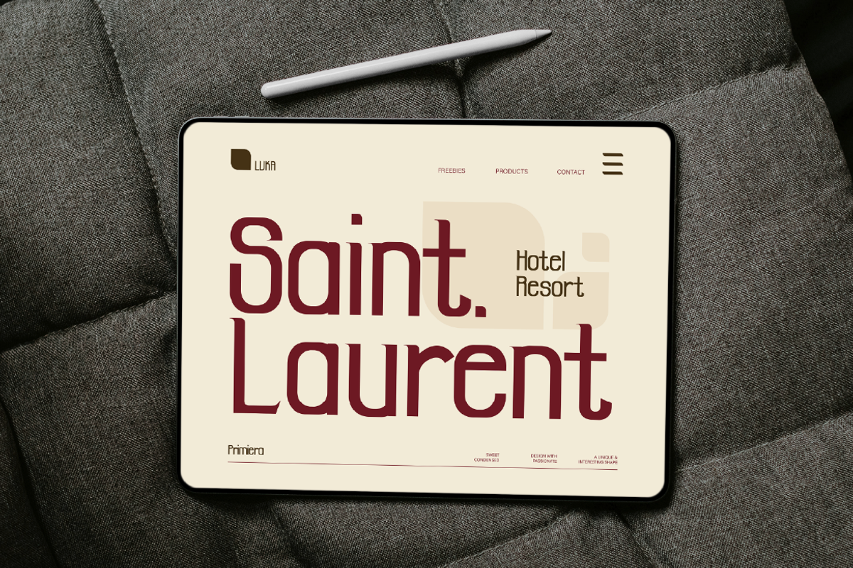 Primiera, a Sans Serif Font by Burntilldead (Photo 10 of 13)