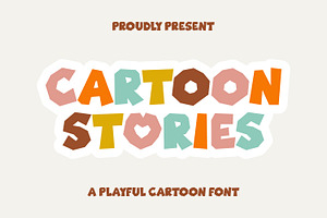 Cartoon Stories - Cartoon Font, a Handwritten Font by Keithzo