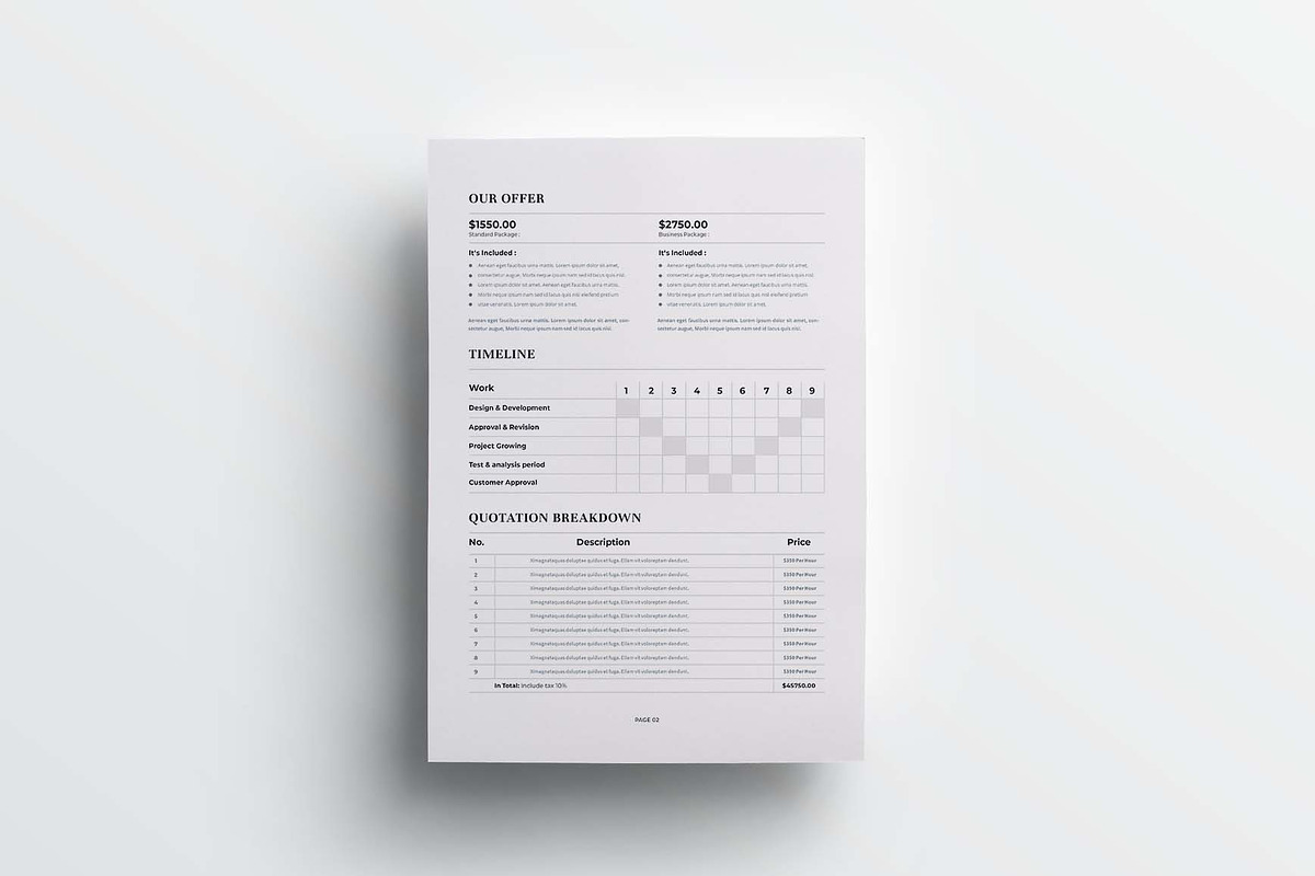 Proposal | MS Word & Indesign, a Stationery Template by design_hut (Photo 4 of 7)