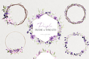 Watercolor Bundle -Purple Collection, an Illustration by Beigetime (Thumbnail 6 of 8)