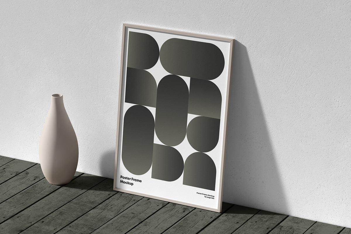 Poster Frame Mock-up, a Product Mockup by Yogurt86 (Photo 13 of 16)