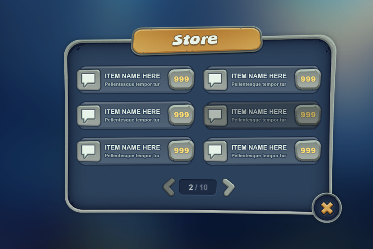 BlueStone Mobile UI, a Templates & Theme by EvilSystem (Photo 9 of 13)