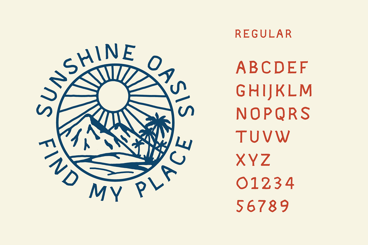 SOLVOR - Extra Badge Template, a Serif Font by Blazing Sun Creative (Photo 2 of 8)