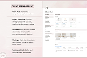 Notion PLR Template Freelancer Dash, a Templates & Theme by Julia On Purpose (Thumbnail 3 of 10)
