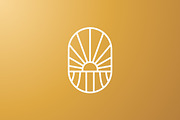 Abstract Dawn Logo Linear Gold, a Branding & Logo Template by Signatoro (Thumbnail 3 of 3)
