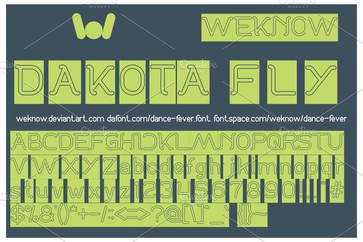 dance fever font preview 7