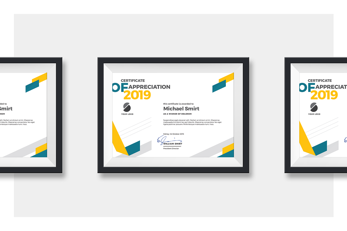 Abstract Certificates, a Stationery Template by silukEight (Photo 2 of 6)