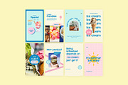 Ice Cream & Sweet Instagram Template, a Social Media Template by Wolf Theory Studio (Thumbnail 4 of 10)
