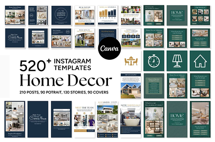 Home Decoration Instagram Templates