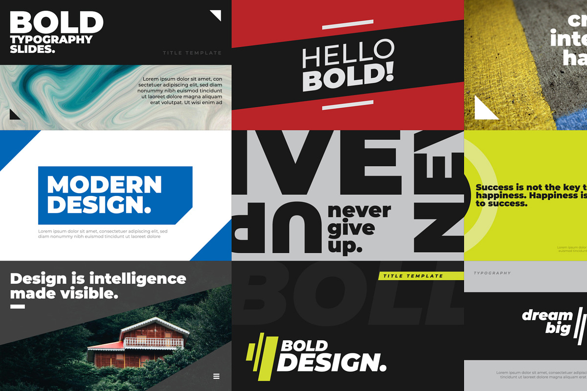 Bold Typography Slides Final Cut Pro, a Templates & Theme by xyGraphic (Photo 2 of 2)