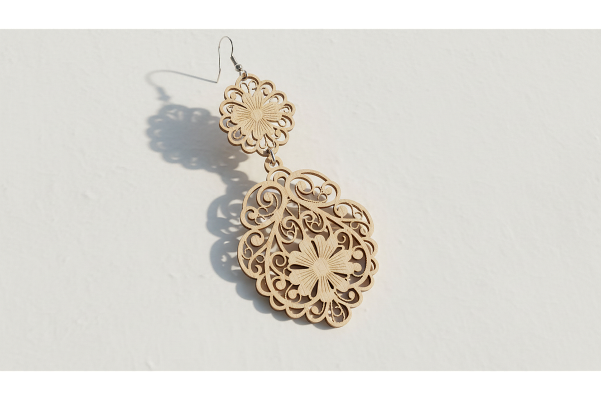 Garden Bloom Earring Set, a Graphic by musafir_fashion (Photo 5 of 11)