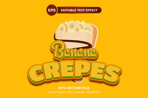 Banana Crepes Logo