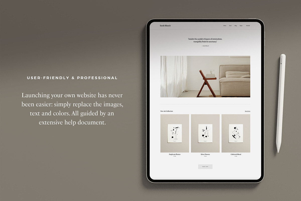 Blanch Squarespace 7.1 Website Theme, a Squarespace Template by Ruben Stom (Photo 7 of 11)