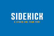 Sidekick, a Sans Serif Font by Studio One Four (Thumbnail 1 of 5)