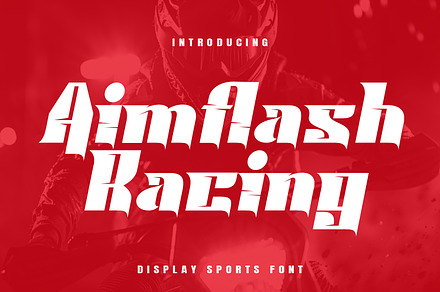 Aimflash – Racing Font