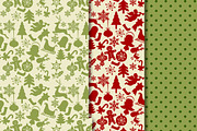 Christmas papers pack, a Pattern Graphic by CLIPART GARDEN (Thumbnail 3 of 5)
