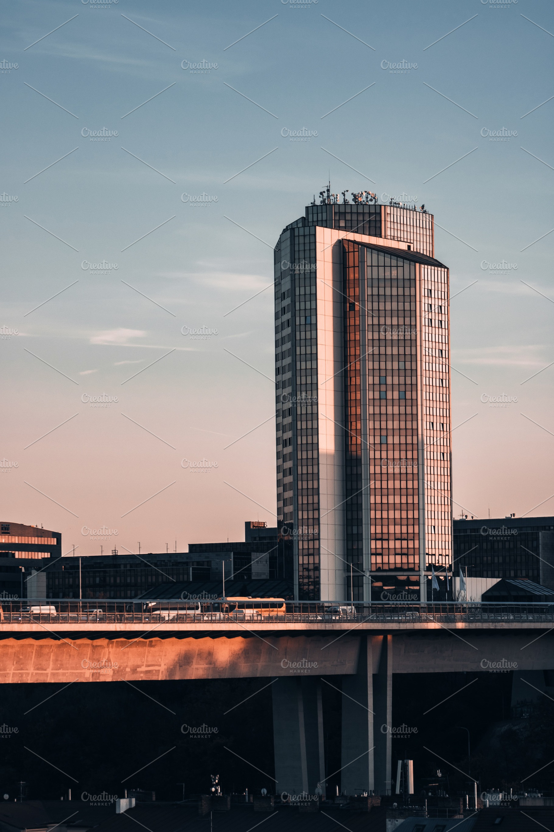 Building by Nusle Bridge #2, an Architecture Photo by jakub_kopecky