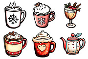 Christmas Drinks PNG Clipart Bundle, an Illustration by Daily.Designs (Thumbnail 2 of 5)