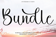 Bundle, a Handwritten Font by InermediaSTUDIO (Thumbnail 1 of 9)