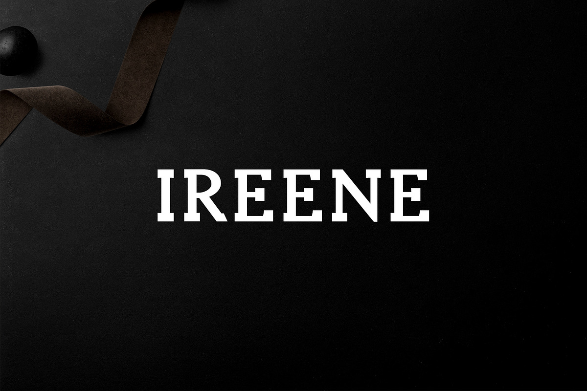 Ireene Serif 3 Font Family Pack