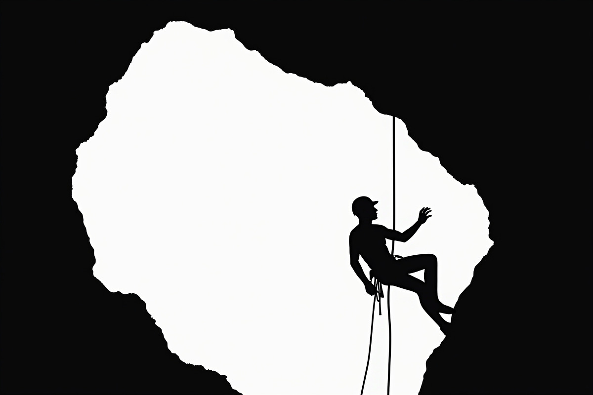 Mountain Climber Silhouette Set, an Illustration by Amazin_art (Photo 13 of 21)