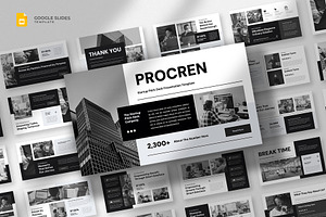 Startup Pitch Deck Google Slides, a Presentation Template by fluffstudio