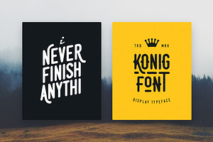 Konig Typeface